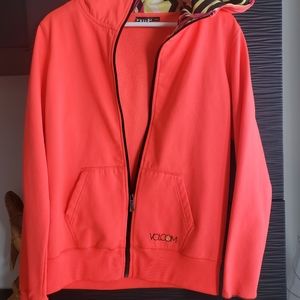 Volcom zip up hoodie